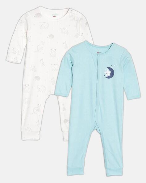 JOVEN Pack of 2 Printed Sleepsuits