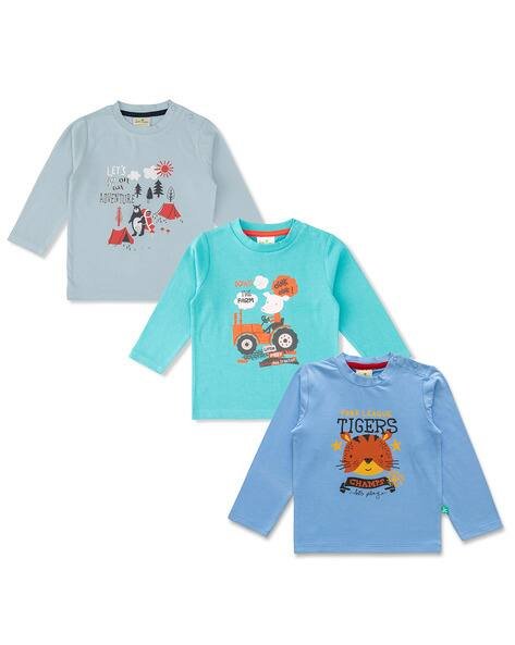 Juscubs Pack of 3 Graphic Print T-Shirts