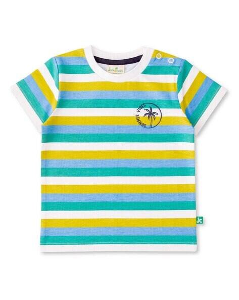 Juscubs Striped Round-Neck T-Shirt