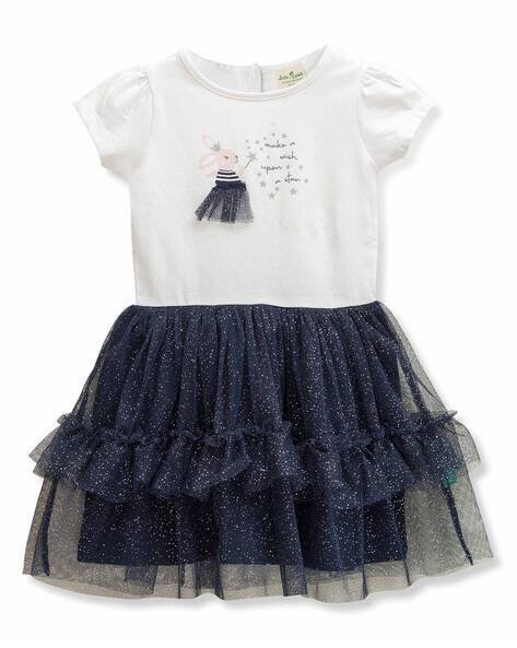 Juscubs Girls Colourblock A-Line Dress