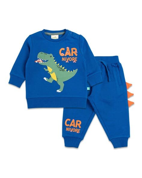 Juscubs Infants Graphic Print Crew-Neck T-Shirt & Joggers Set