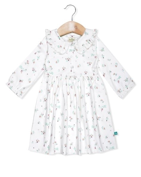 Juscubs Girls Floral Print A-Line Dress