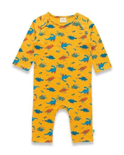 Juscubs Printed Rompers with Snap-Button Closure
