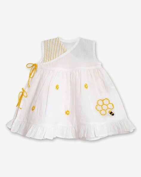 Keebee Organics Embroidered A-Line Dress