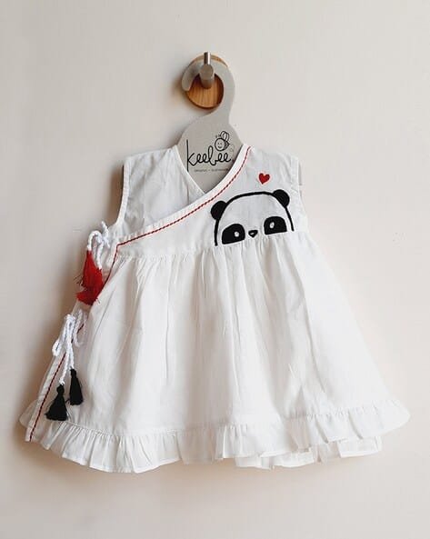 Keebee Organics Embroidered A-Line Frock