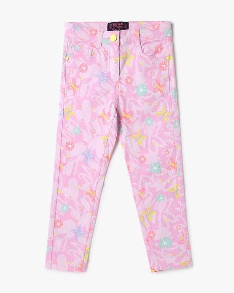 KG FRENDZ Girls Printed Slim Fit Pants