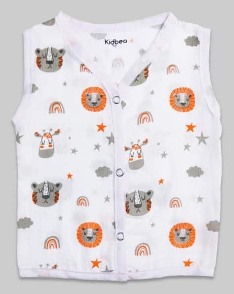 KIDBEA Infants Pack of 6 Printed Jablas