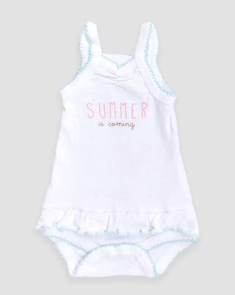 KIDBEA Typographic Print Onesies