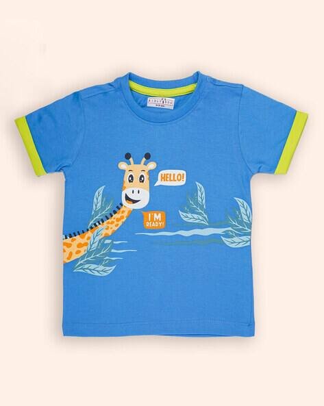KIDLYBOO Printed Crew-Neck T-Shirt