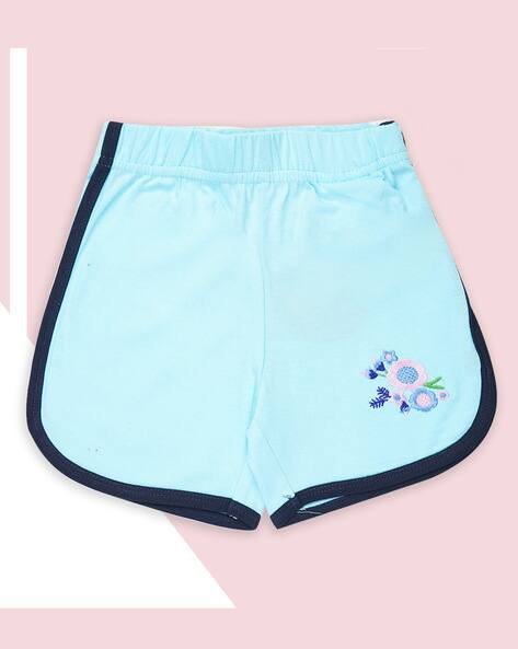 KIDLYBOO Shorts with Embroidery