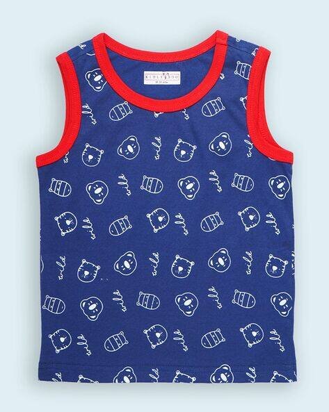 KIDLYBOO Printed Round-Neck T-Shirt
