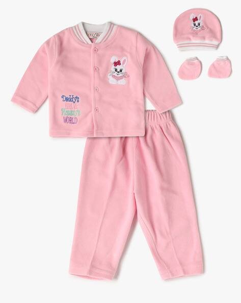 KIDLYBOO Regular Fit Embroidered Gift Set