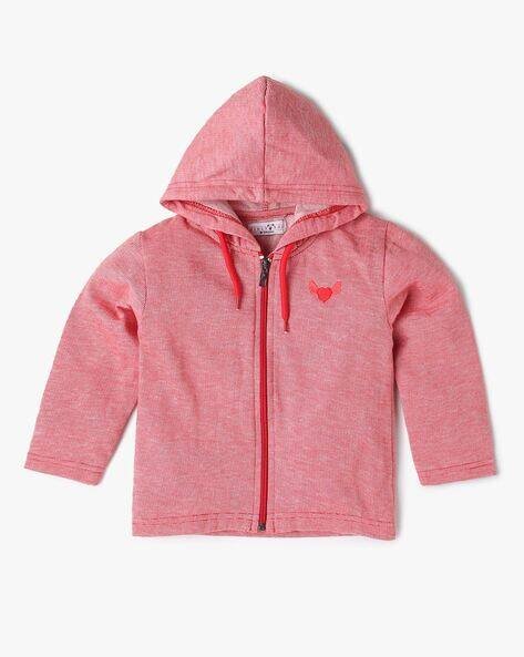 KIDLYBOO Regular Fit Zip-Front Hoodie