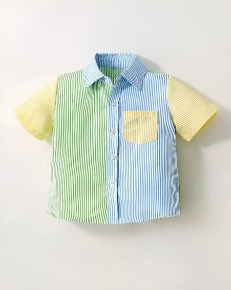 labhkala Boy Regular Fit Spread-Collar Shirt