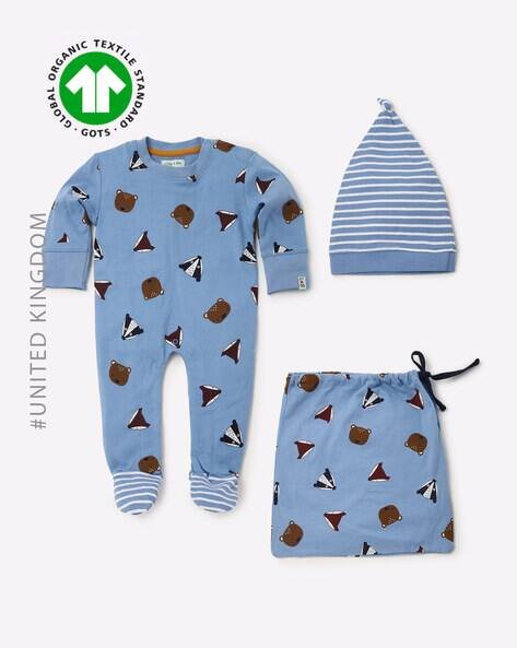 Lilly + Sid Graphic Print Sleepsuit Set