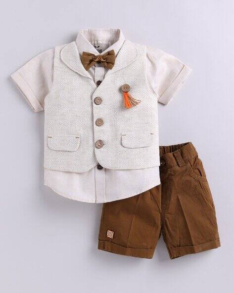 LITTLE COLLARS Boy 3-Piece Suit Set