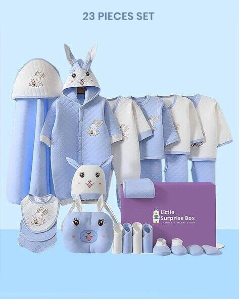 Little Surprise Box Infants Set of 23 Geometric Print Gift Set