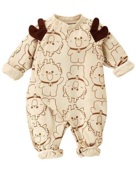 Little Surprise Box Round Neck Cotton Rompers