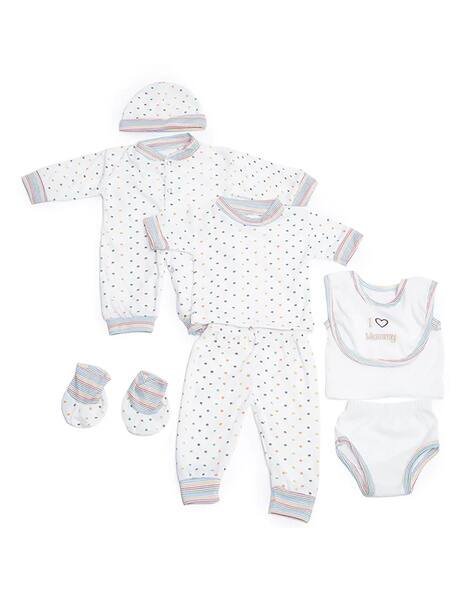 Little Surprise Box Pack of 8 Polka-Dot Print Cotton Gift Sets