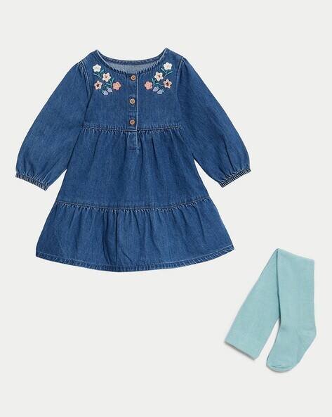 Marks & Spencer A-Line Dress with Socks