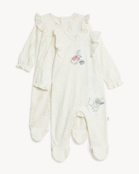 Marks & Spencer Girls Pack of 2 Peter Rabbit Sleepsuit