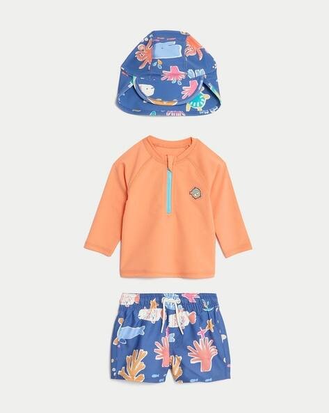 Marks & Spencer Printed 3-Piece Swim Suit Set