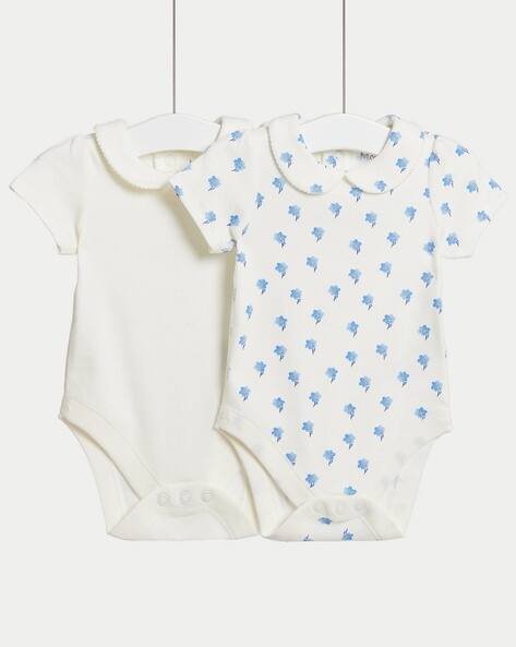 Marks & Spencer Girls Pack of 2 Ribbed Onesies