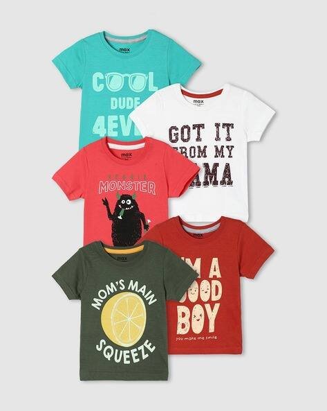 MAX Typographic Crew-Neck T-shirt