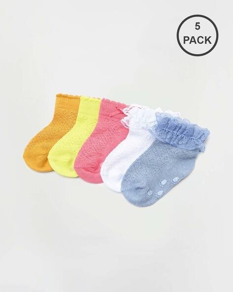 MAX Pack of 5 Pair Ankle-Length Socks