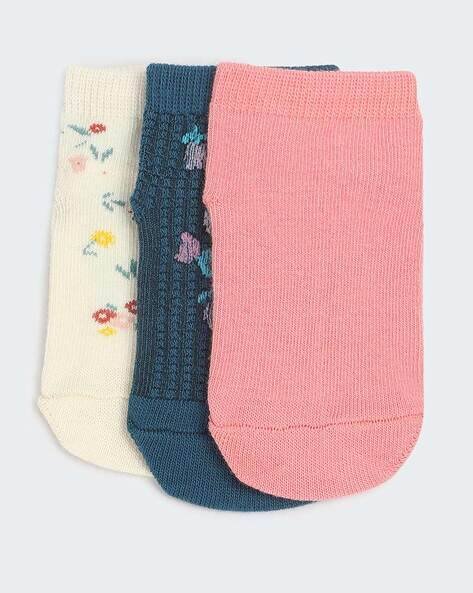 MAX Infants Pack of 3 Ankle-Length Socks