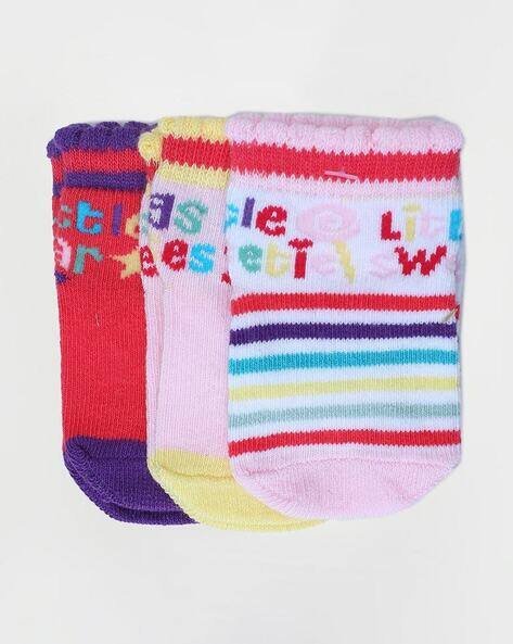 MAX Set of 3 Typographic Print Socks