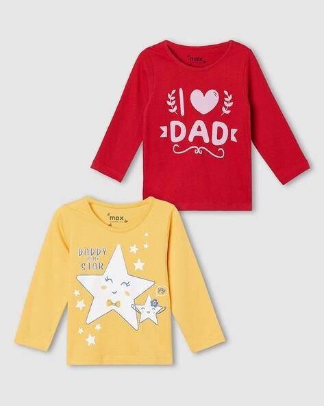 MAX Pack of 2 Printed Crew-Neck T-Shirts