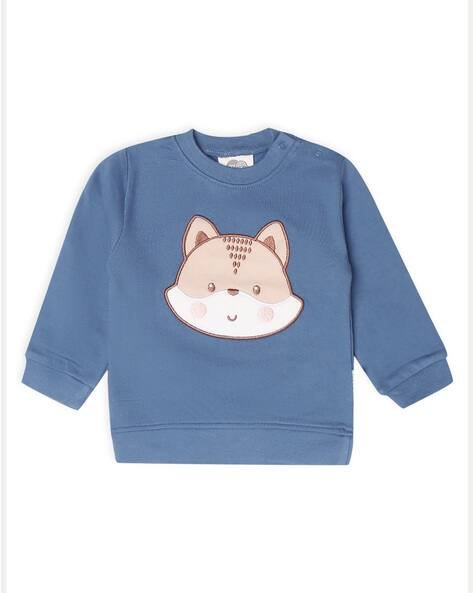 Miarcus Round-Neck Sweatshirt with Applique