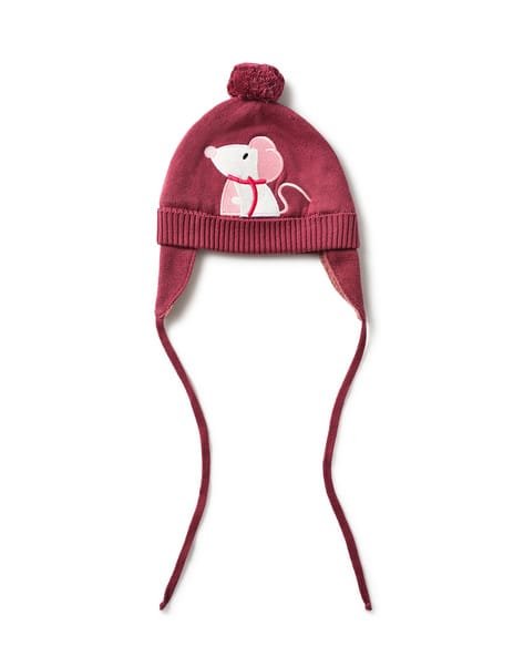 Miarcus Novelty Pattern Cap with Tie-Knot