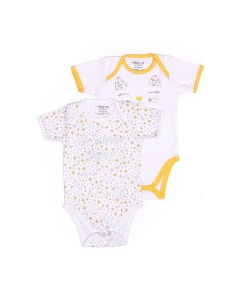 Miarcus Pack of 2Graphic Rompers