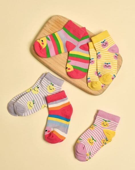 Miarcus Infants Pack of 5 Striped Socks
