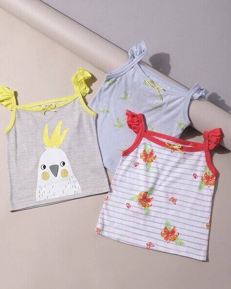 Miarcus Pack of 3 Cotton Tops