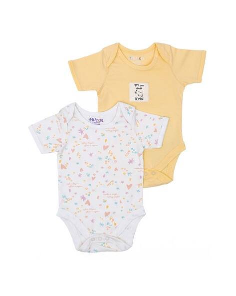 Miarcus Pack of 2 Crew-Neck Rompers