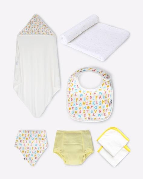 Mila Baby Set of 7 Newborn Essentials Gift Bundle