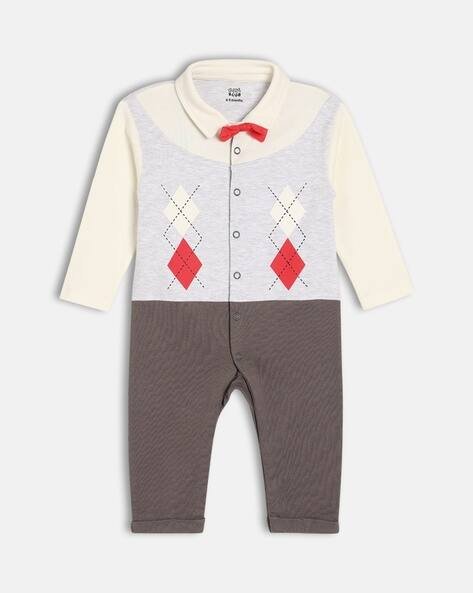 MINI KLUB Cotton Self-design Rompers