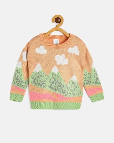 MINI KLUB Colourblock Round-Neck Sweater