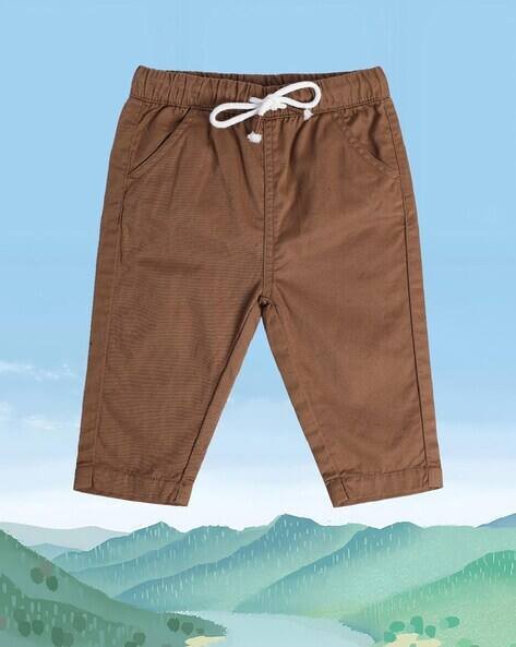 Miniklub Flat-Front Trousers with Insert Pockets