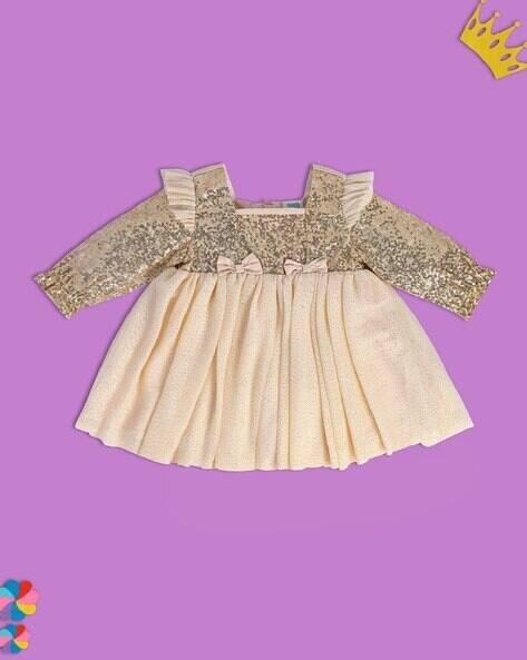 Miniklub Girls Embellished Fit & Flare Dress