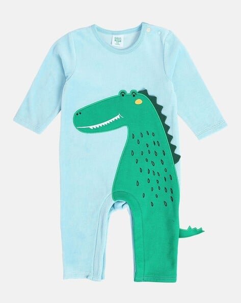 Miniklub Infants Embroidered Round-Neck Romper