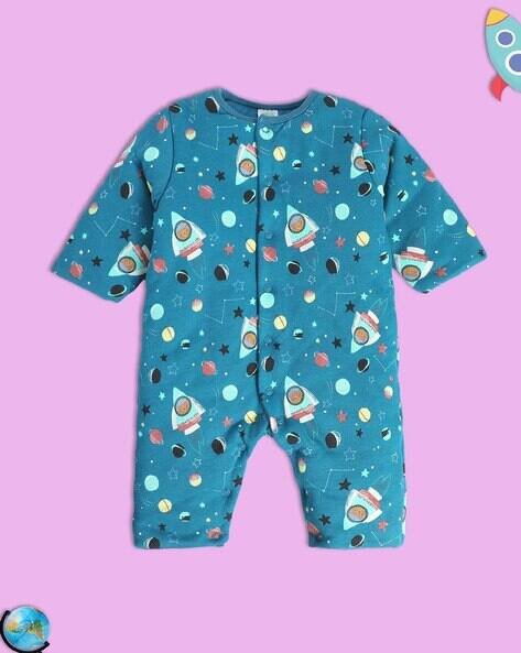Miniklub Printed Cotton Romper