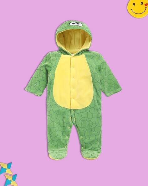 Miniklub Printed Hooded Sleepsuit