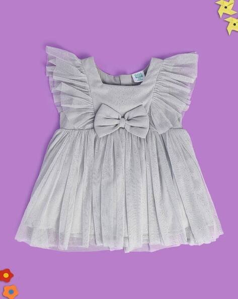 Miniklub Girls Shimmery Fit & Flare Dress