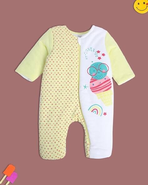 Miniklub Boys Graphic Print Rompers