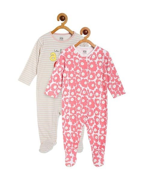 Miniklub Pack of 2 Printed Sleepsuits