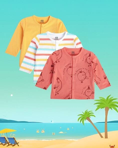 Miniklub Pack of 3 Printed Vests